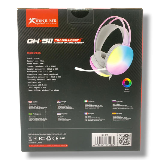 XTRIKE ME Headset XT ME GH-511 || سماعة قيمينق اكس سترايك