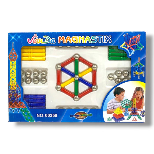 Magnasticks Game 103 Pcs || لعبة مغناطيسات ماغنا ستيكس ١٠٣ حبة