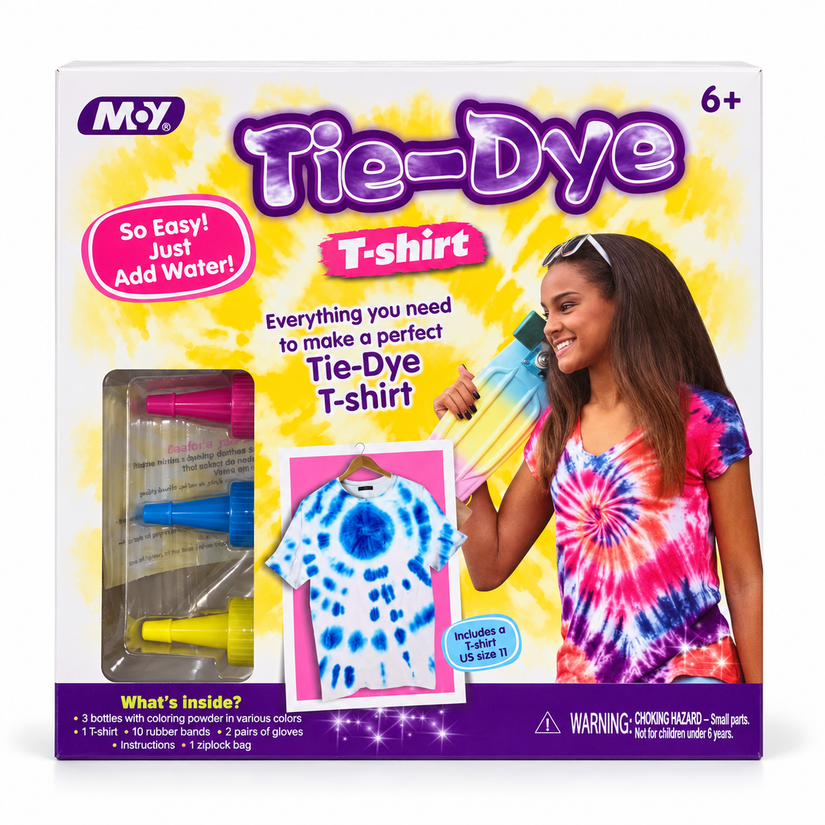M&Y Tie-Dye T-shirt Kit || مجموعة صباغة تاي داي تيشيرت إم آند واي