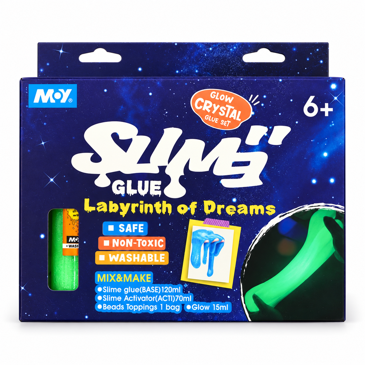 M&Y Labyrinth of Dreams Glow Slime Kit || مجموعة سلايم مضيء متاهة الأحلام إم آند واي