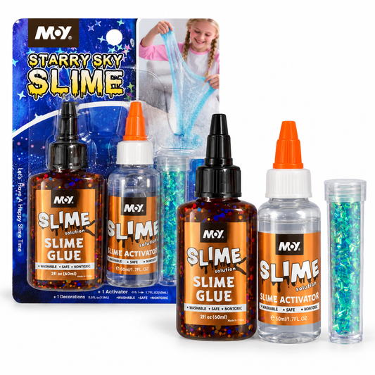 M&Y Starry Sky Slime Glue Kit || مجموعة غراء سلايم ستاري سكاي إم آند واي