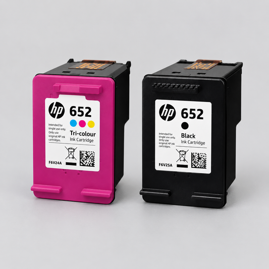 Hp printer ink set 652 black + color || حبر طابعة ٦٥٢ اسود و ملون