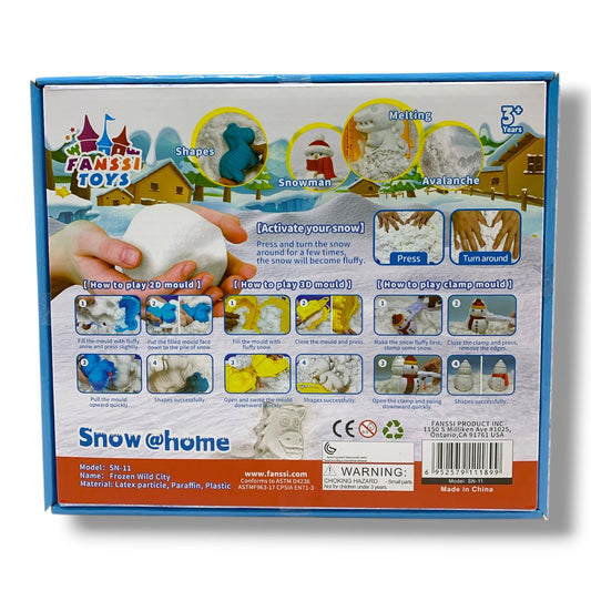 Snow Home Box Set Frozen Wild City || لعبة الثلج الصناعي سنو هوم المدينة المتجمدة