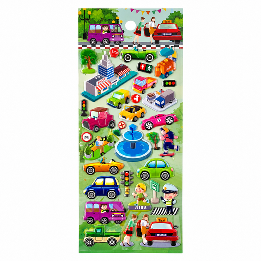 A&T Embossed Stickers Vehicles #3 || ستيكرات بارزة اي اند تي سيارات #3