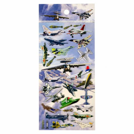 A&T Embossed Stickers Fighter Jets #1 || ستيكرات بارزة اي اند تي طائرات حربية #1