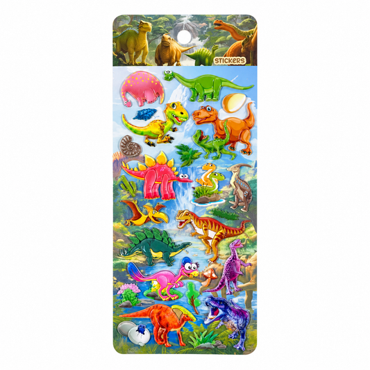 A&T Embossed Stickers Dinosaurs #1 || ستيكرات بارزة اي اند تي ديناصورات #1