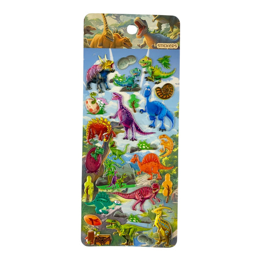 A&T Embossed Stickers Dinosaurs #2 || ستيكرات بارزة اي اند تي ديناصورات #2