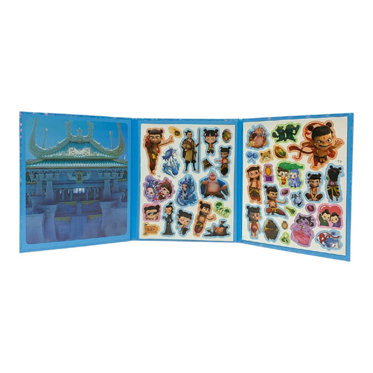 Nezha Sticker Book: 3 Scenes, 2 Magnets || كتاب ملصقات نزهى: ٣ مشاهد، ٢ مغناطيس