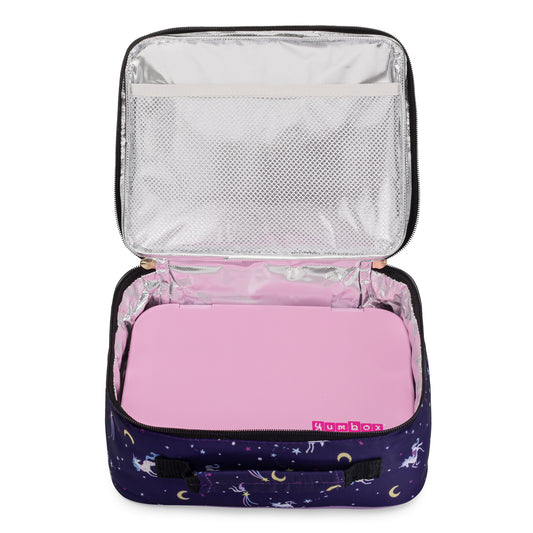 Yumbox Classic Lunch Bag - Unicorn Purple || حقيبة غداء يامبوكس كلاسيك - يونيكورن بنفسجي
