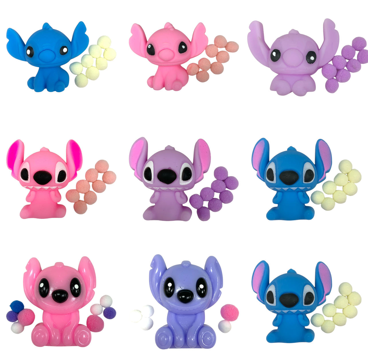 Stitch Squishy Assorted Models || سكويشي ستيتش الوان متنوعة
