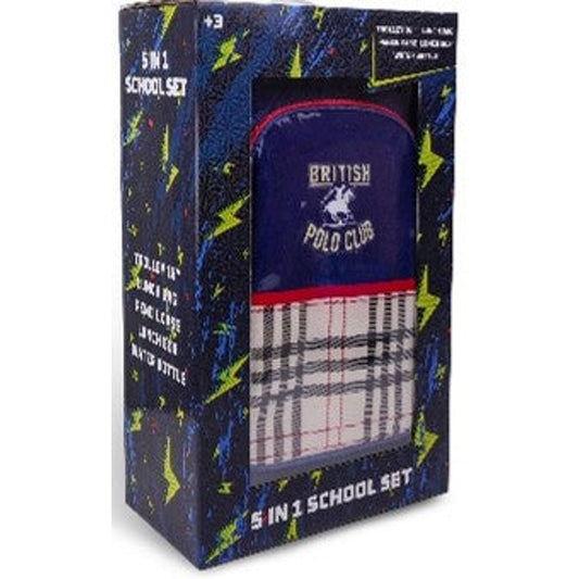 British Polo Club CBPC3 5IN1 TROLLEY BOX SET 16" || طقم شنطة تروللي بوبو كلوب 5 في 1، 16 إنش