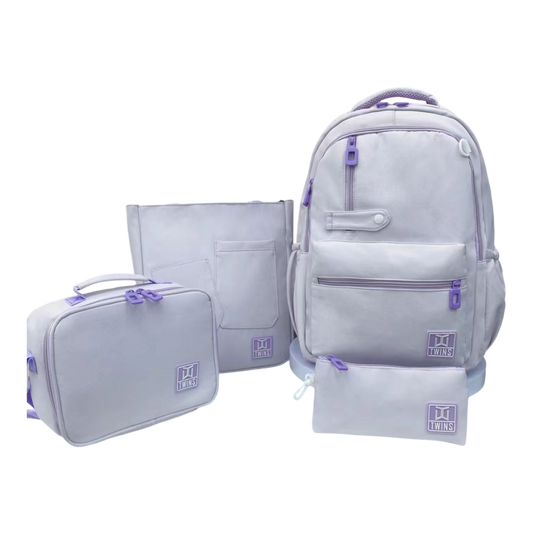 A&T Twins Back to School Set 4 Pcs Model 2 || مجموعة توينز اي اند تي للعودة الى المدرسة مودل ٢