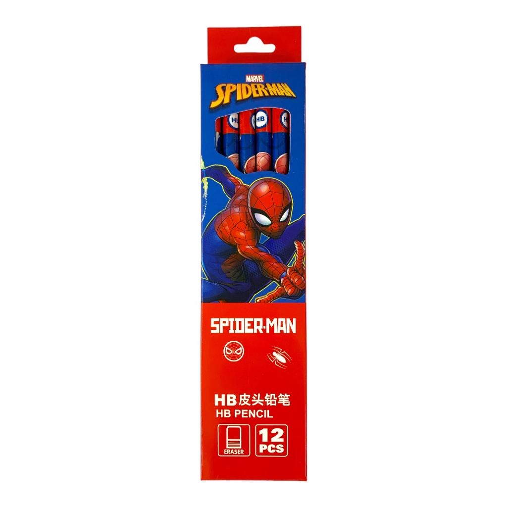 Spiderman Pencil Pack 12 Pcs  || مجموعة أقلام رصاص ١٢ حبة سبايدر مان