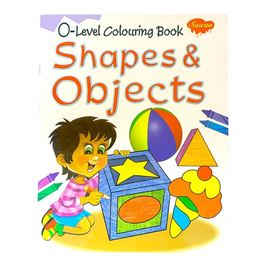 Objects and Shapes Coloring Book By Sawan || دفتر تلوين للاطفال الأشكال والأشياء 
