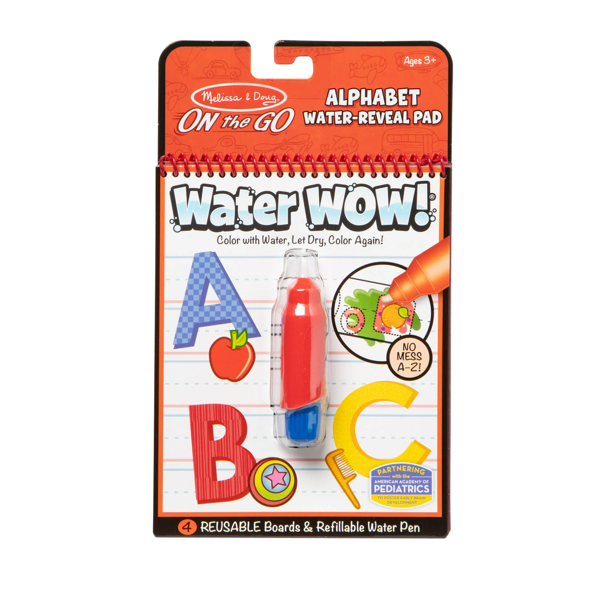 Melissa and Doug Water Reveal Pad Fairy Water Wow Alphabets || ميليسا آند دوج  لوحة رسم بالقلم المائي احرف انجليزي