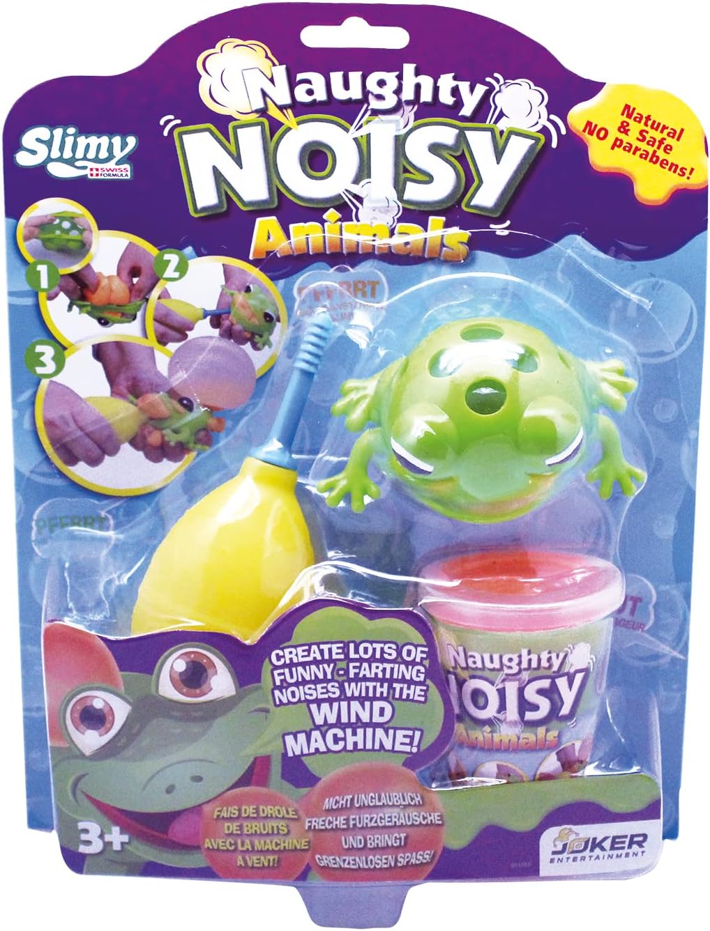 SLIMY Naughty Noisy Animals 200 g Frog || لعبة الحيوانات الشقية 200 جرام الضفدع