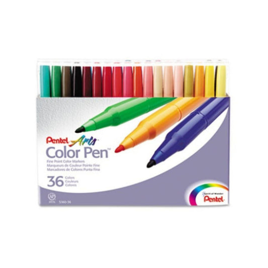 Pentel Colored Marker 36 Colors || الوان شينية ٣٦ لون بنتل
