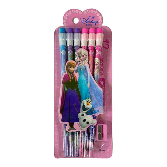 Frozen Pencil Pack 12 Pcs || مجموعة أقلام رصاص ١٢ حبة فروزن