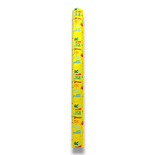 Gift Wrapping Paper 2 M x 70 cm #32 Happy Birthday || رول تغليف هدايا مقاس ٢ متر في ٧٠ سم #32 عيد ميلاد