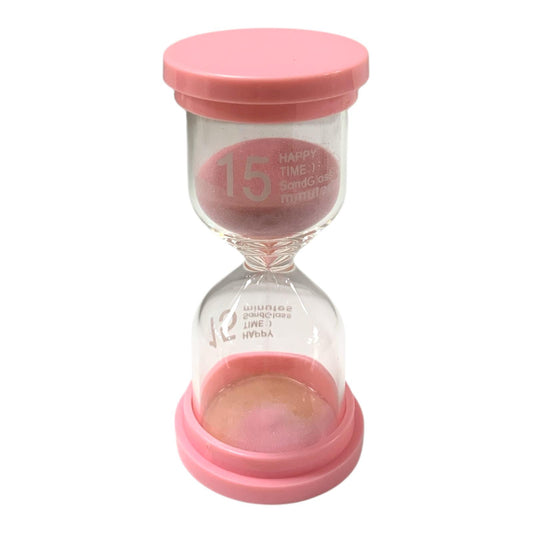 A&T Pink Sand Timer for Tea 15-Minute Hourglass || ساعة رملية اي اند تي 15 دقيقة لون وردي