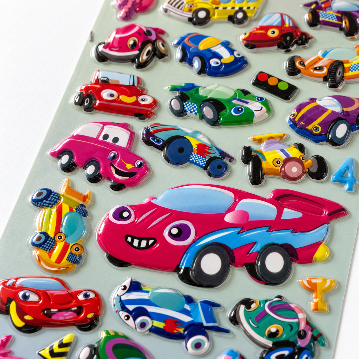 A&T Embossed Stickers Vehicles #9 || ستيكرات بارزة اي اند تي سيارات #9