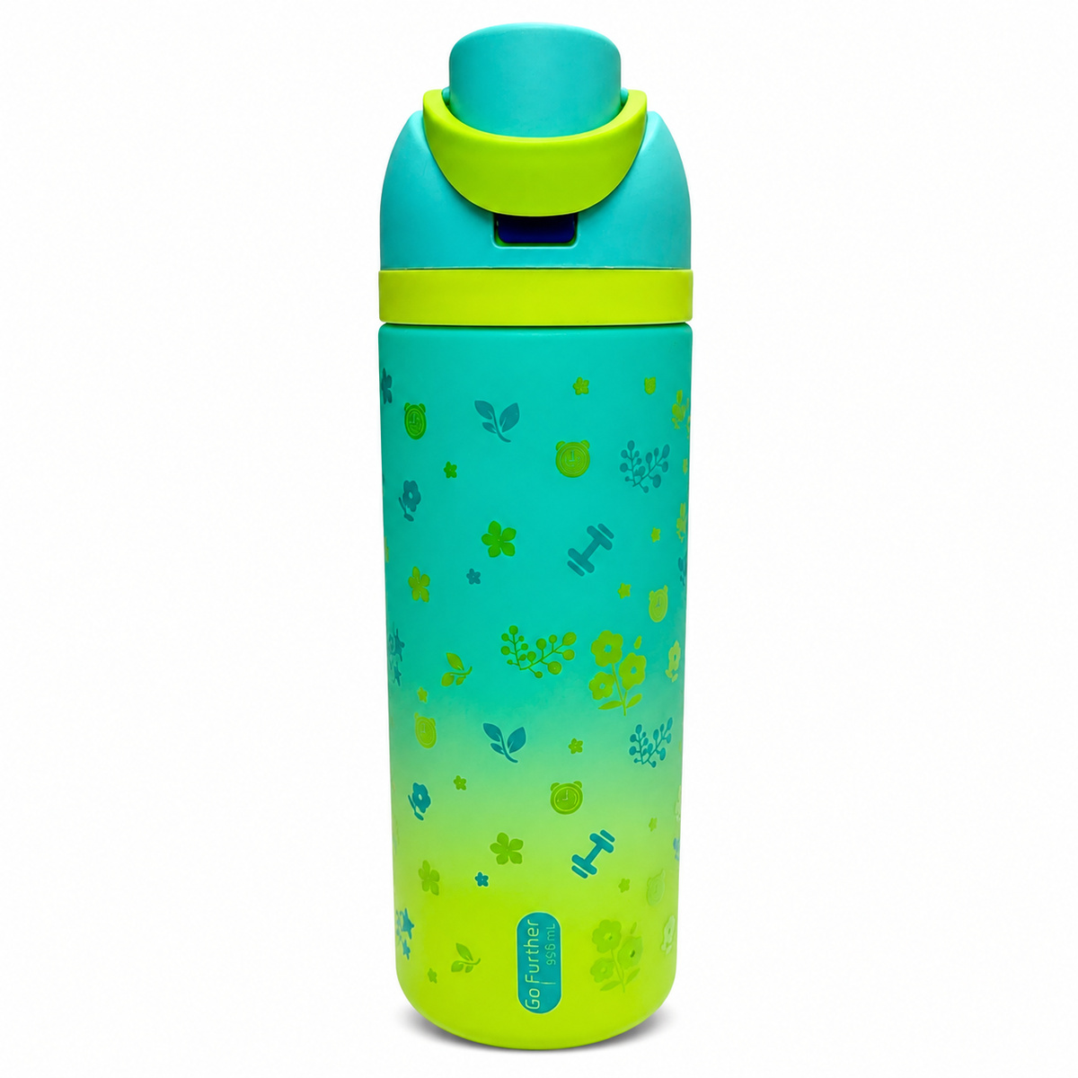 Water Bottle Rose Print Designs 850 ml #3  || مطارة ماء تصميم ورود 850 مل #3