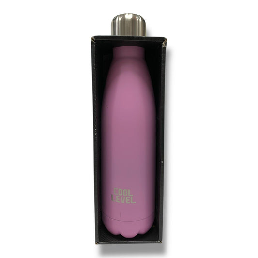Cool Level Water Bottle 500 ml Double Steel Insulated lavender Steel || مطارة ماء كول ليفيل دبل ستيل عازلة للحرارة و البرودة 500 مل خزامى ستييل