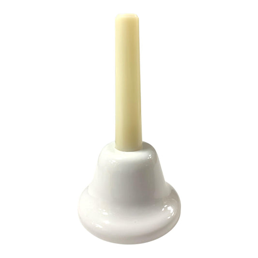 White Bell for Classroom Activities and Games || جرس للفعاليات والنشاطات المدرسية لون أبيض