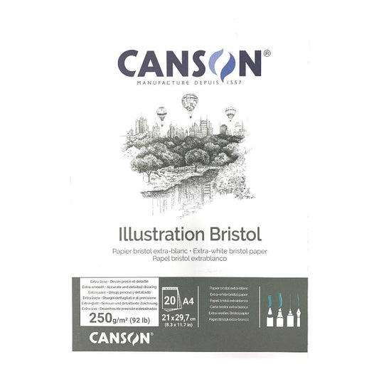 Canson illustration Bristol A4 Size || دفتر كانسون ايلوستريشن بريستول