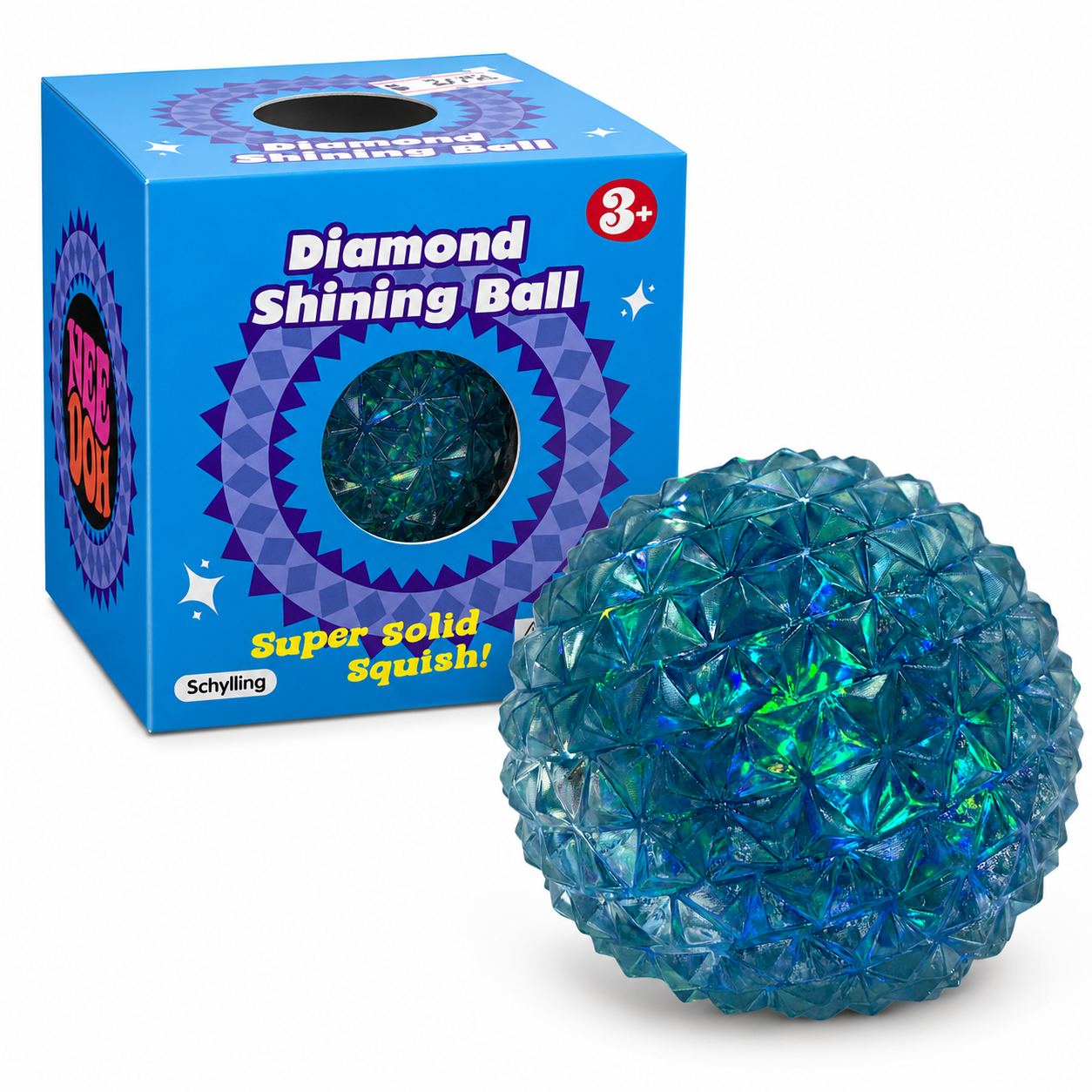 Diamond Shining Ball Squisاy Blue || سكوشي كرة لامعه ازرق