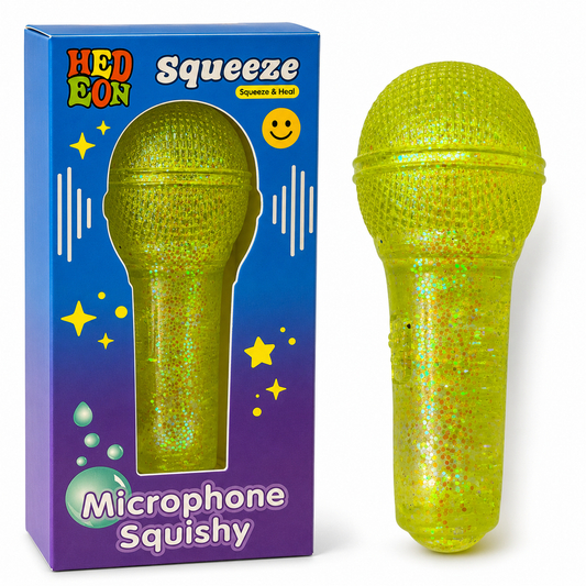 Microphone Squishy Yellow || سكوشي مايكروفون اصفر