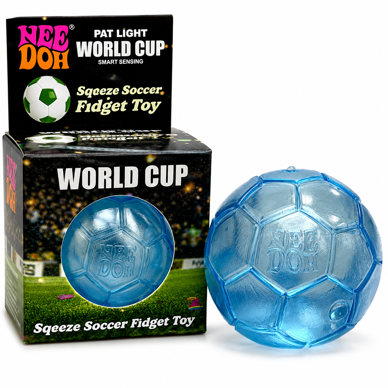 Needoh Squishy Football Blue || نيدو سكويشي كرة قدم ازرق