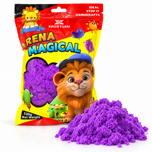 XINZEYUAN Magical Sand 100 g - Purple || رمل سحري XINZEYUAN 100 جم - بنفسجي