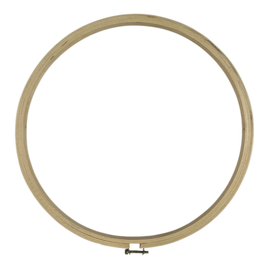Wooden Embroidery Hoop with Metal Screw 33 cm || طارة خشب للاشغال اليدوية 33 سم