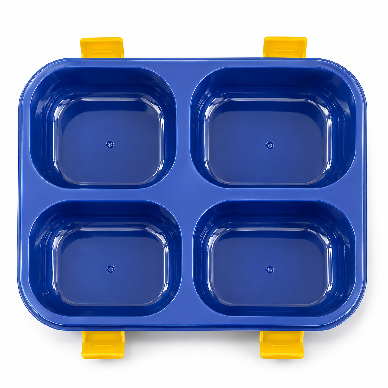Lunch Box 4 Sections Blue || لانش بوكس 4 اقسام ازرق
