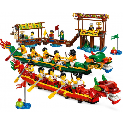 Lego Dragon Boat Race || ليقو مركب التنين