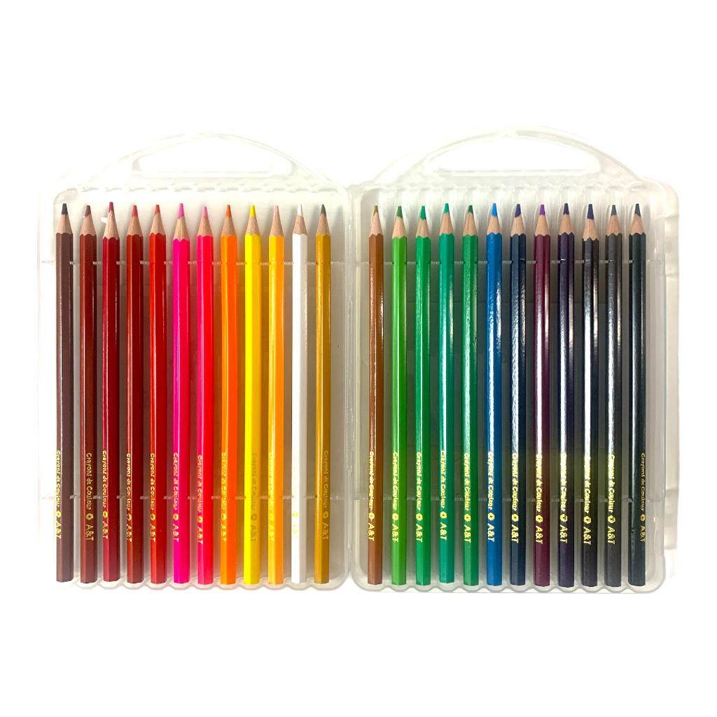 A&T Color Me Colored Pencils 24 Colors || الوان خشبية كولور مي ٢٤ لون