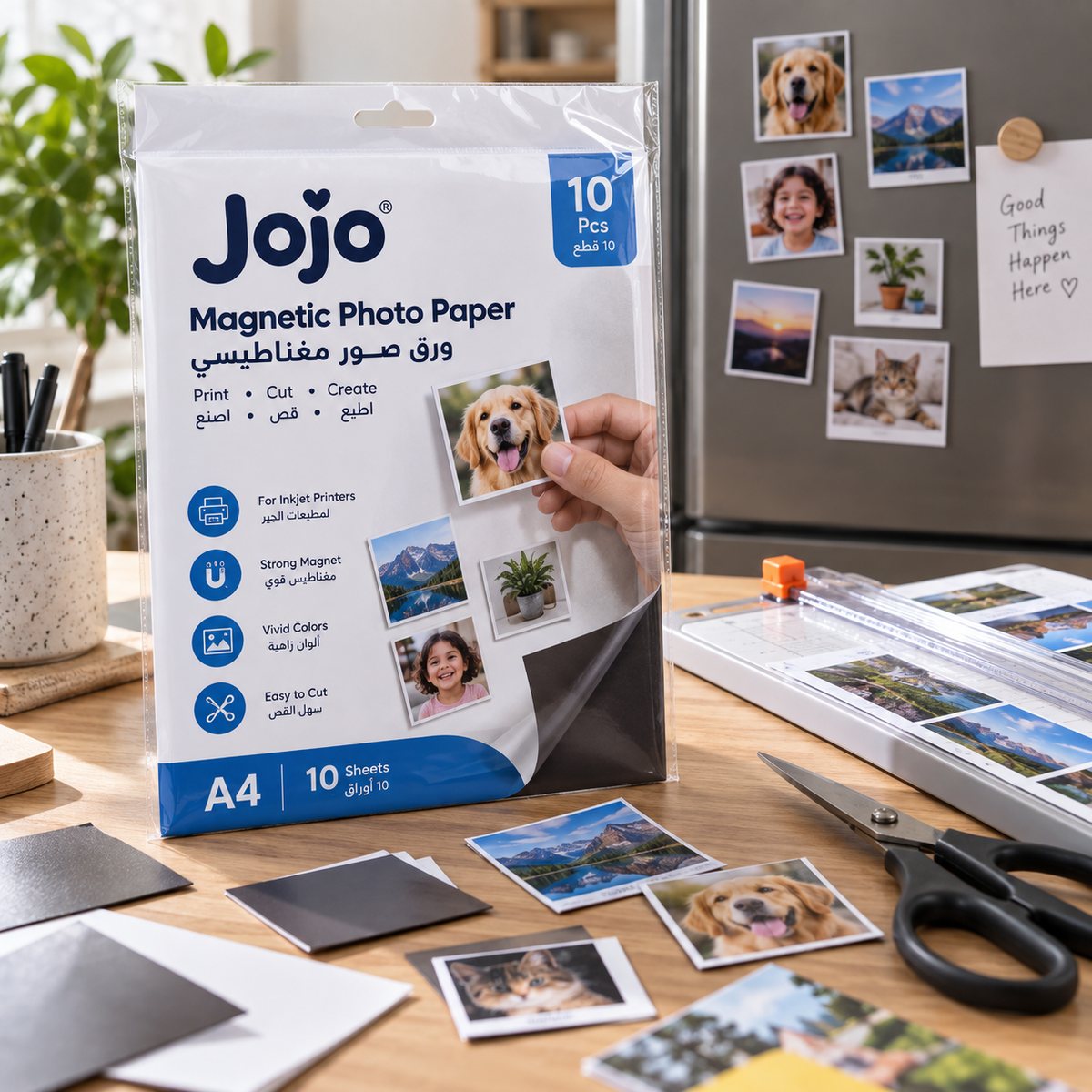 Jojo Magnetic Photo Paper 10 Pcs || ورق صفحات مغناطيسية جوجو ١٠ حبة