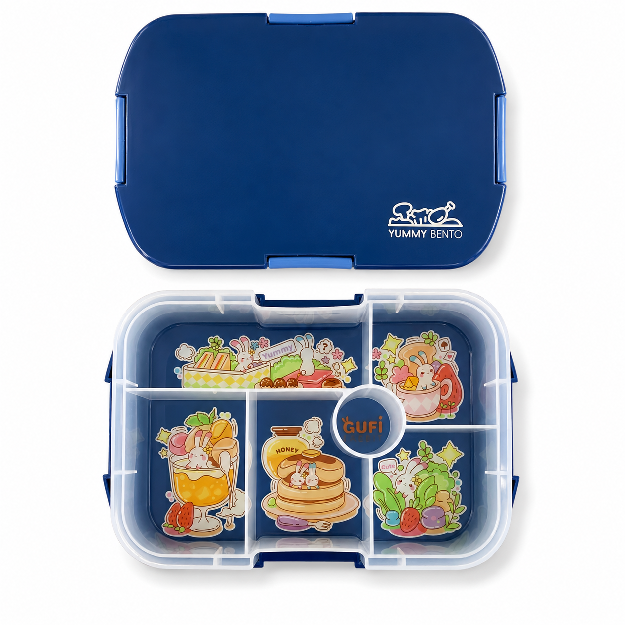 Yummy Bento Lunch Box Navy || يمي بنتو لانش بوكس كحلي