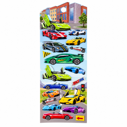 A&T Embossed Stickers Vehicles #7 || ستيكرات بارزة اي اند تي سيارات #7