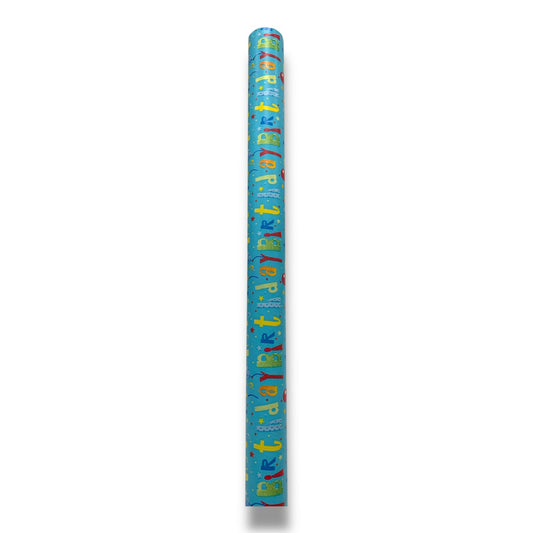 Gift Wrapping Paper 2 M x 70 cm #37 Happy Birthday || رول تغليف هدايا مقاس ٢ متر في ٧٠ سم #37 عيد ميلاد