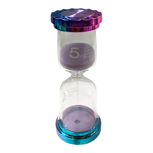 A&T Purple Sand Timer for Tea 5-Minute Hourglass || ساعة رملية اي اند تي 5 دقائق لون بنفسجي