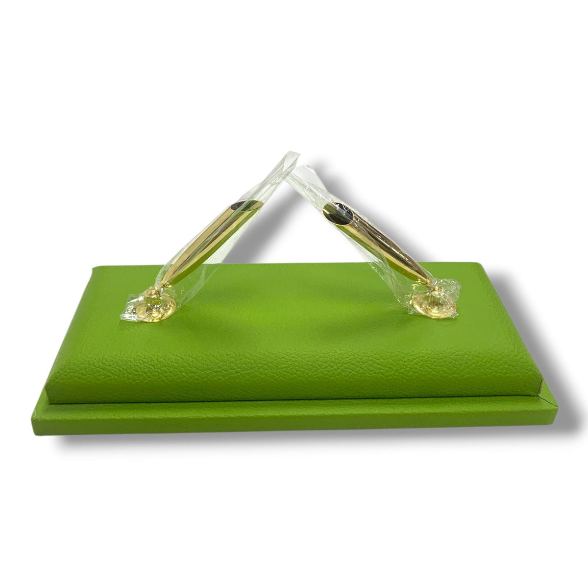 Green Leather Desk Set 6 PCS || طقم مكتب جلد اخضر6 قطع