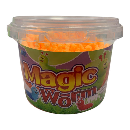 Magic Worm Clay 70g Orange || طين ماجيك اصابع ٧٠ جرام برتقالي
