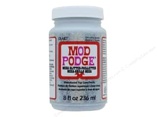 Mod Podge Mega Glitter Silver 236 ml || مود بودج زري لون فضي