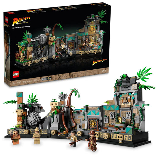 Lego Temple of the Golden Idol Retired Product || ليغو انديانا جونز قولدن ايدول