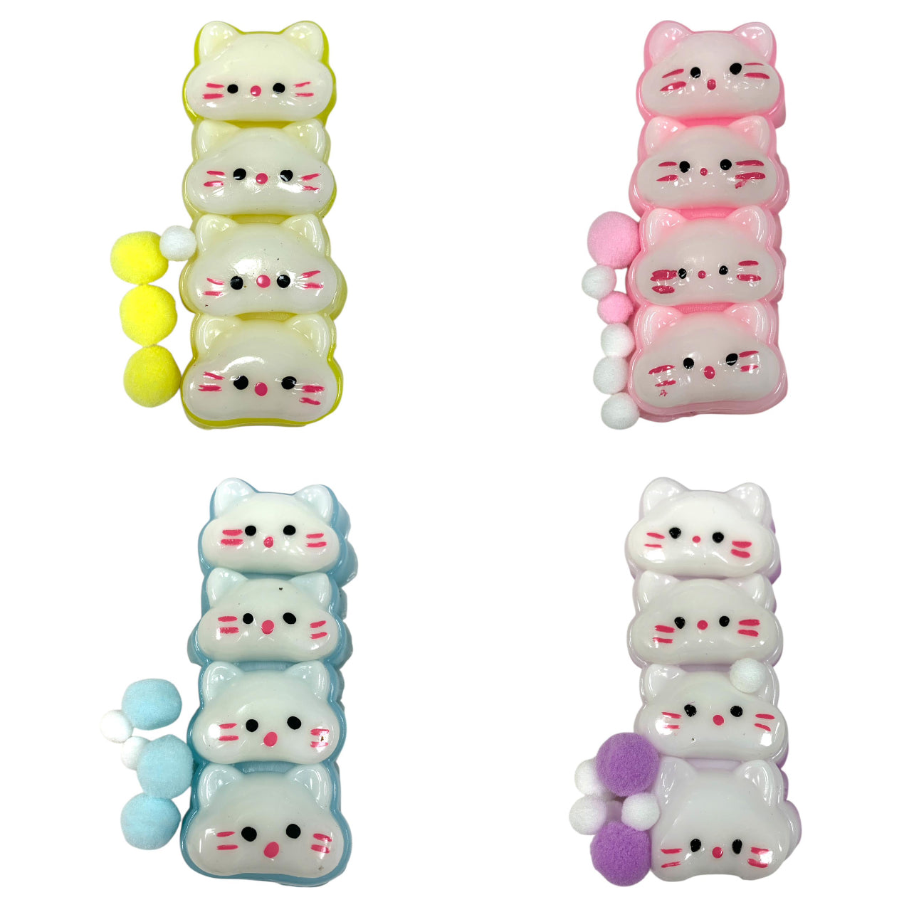 Cats Squishy Assorted Colors || سكويشي قطط موديلات متنوعة