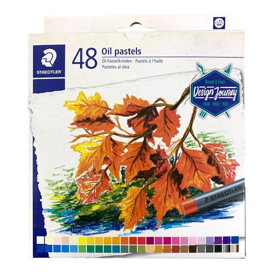 Staedtler Oil Pastels 48 Colors || الوان باستيل زيتي ستدلر ٤٨ لون 