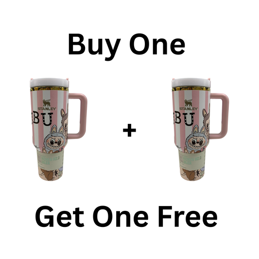 Labubu X Stanley Collab Water Bottle Buy One Get One Free  || مطارة ماء لابوبو ستانلي اشتروا حبة و الثانية مجانا
