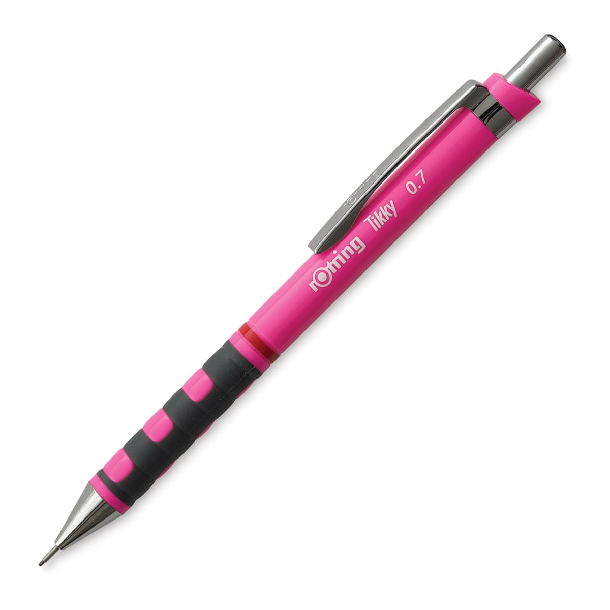 Rotring Tikky Mechanical Pencil 0.7mm Neon Pink || قلم رصاص ميكانيكي روترينج تيكي 0.7 مم وردي نيون